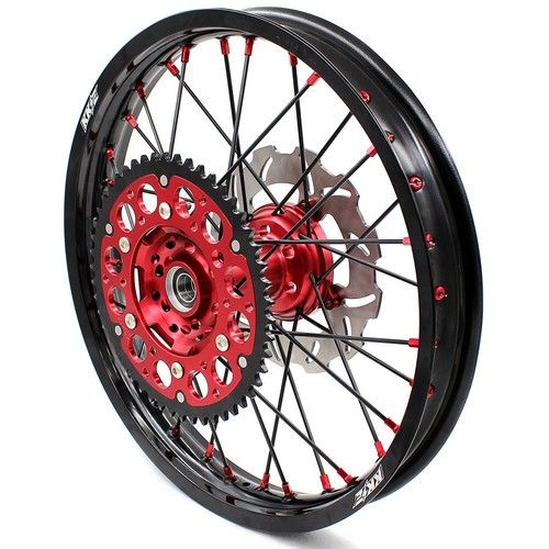 Kit de discos de bujes de rueda radios KKE 21-18 para bicicleta de tierra para HONDA XR650R 2000-2008 - Imagen 13 de 15