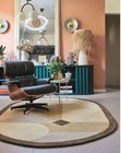 Handmade irregular oval shape hand tufted oval Rug 100% Woolen rug 3x5 4x6 5x8