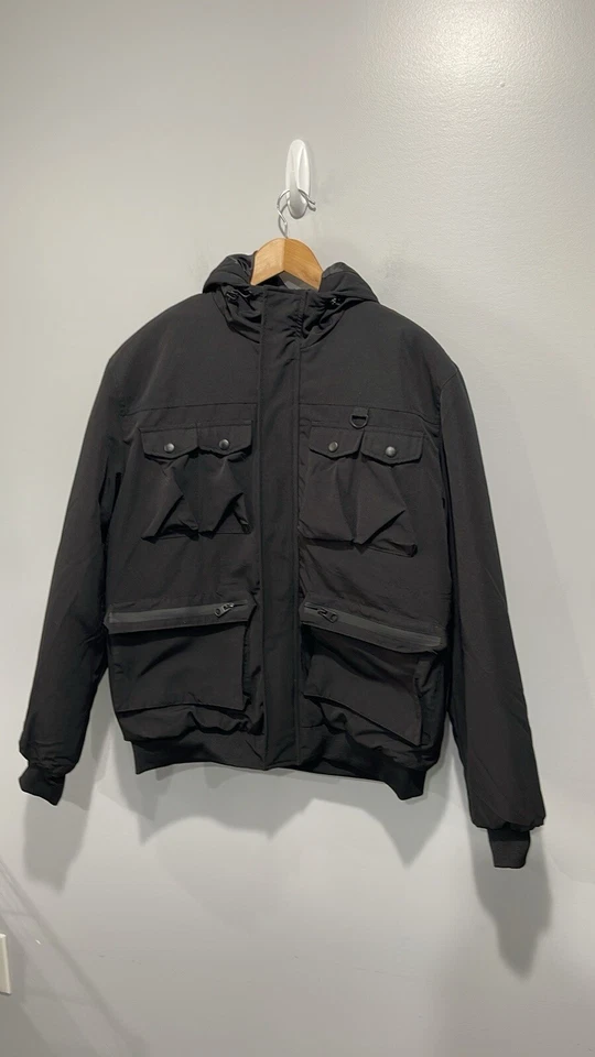 Spring + Mercer size large men’s bomber winter jacket coat black color NEW - Image 3 of 4