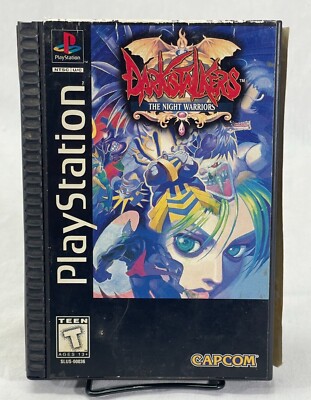 Darkstalkers The Night Warriors - PS1 Playstation 1 Long Box