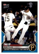 2022 Topps Now Blue Parallel #391 Bligh Madris Pirates (Call Up) 12/49