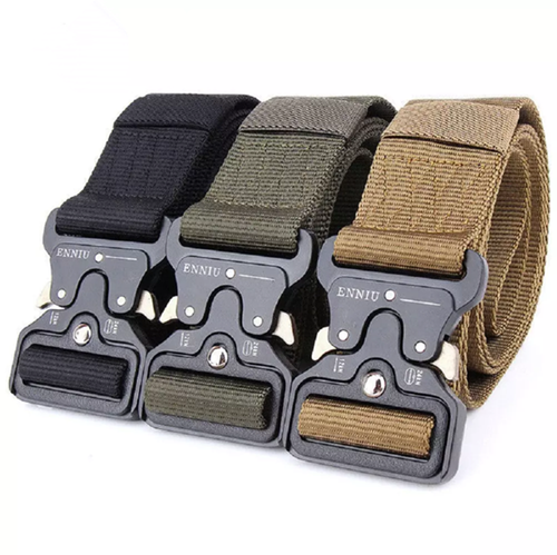 49*1.97" ENNIU Men Tactical Buckle Belt Military Nylon Belt Training Strap Waist - Picture 3 of 53