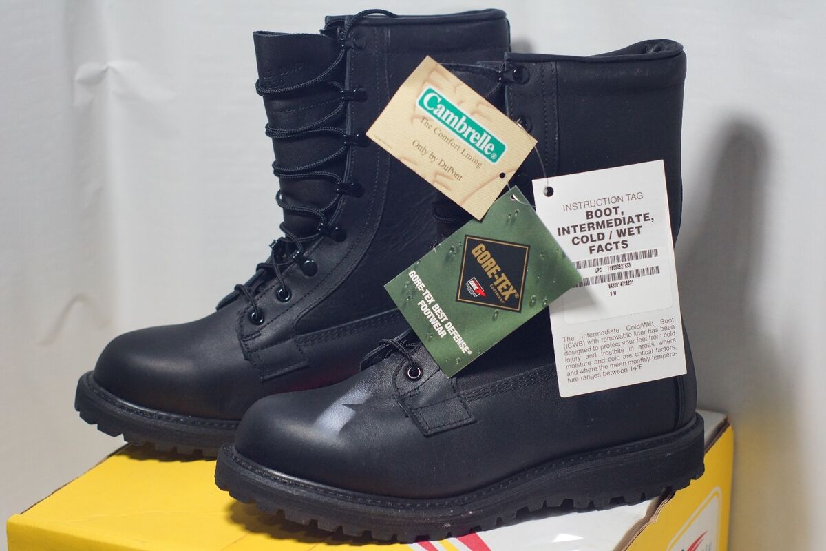 NIB Belleville Cold Weather GORE-TEX Size 9W US Boots Black - 2 Sets of Liners NIB Belleville Cold Weather GORE-TEX Size 9W US Boots Black - 2 Sets of Liners