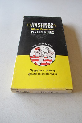 Nos Hastings Piston Ring set (2C670 STD)