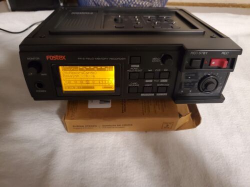 Lot Of 2 Fostex FR-2 memory recorder/ recording Powers Up,see Description