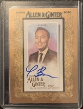 2020 Topps Allen & Ginter Steve Byrne Framed Mini Autograph Actor & Comedian 🔥