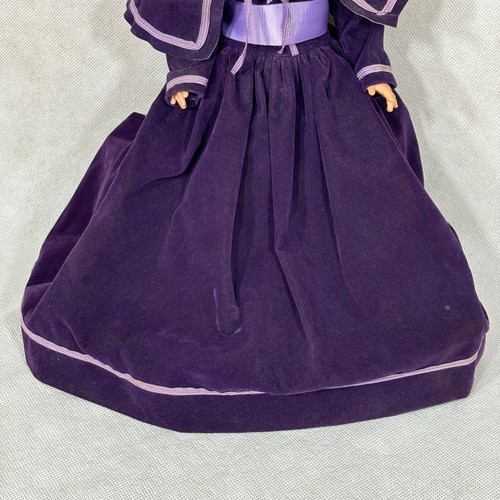Vintage Effanbee 1966 Puppe 15 Zoll lila Kleid Kleid Sleepy Rocker Augen - Bild 10 von 24