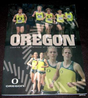 GALEN RUPP 2007 OREGON TRACK PICTORIAL MEDIA GUIDE CENTROWITZ & ANDREW WHEATING