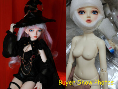 1/4 BJD Doll Girl Ball Jointed Doll Full Set Can Replacement of Hands and Feet