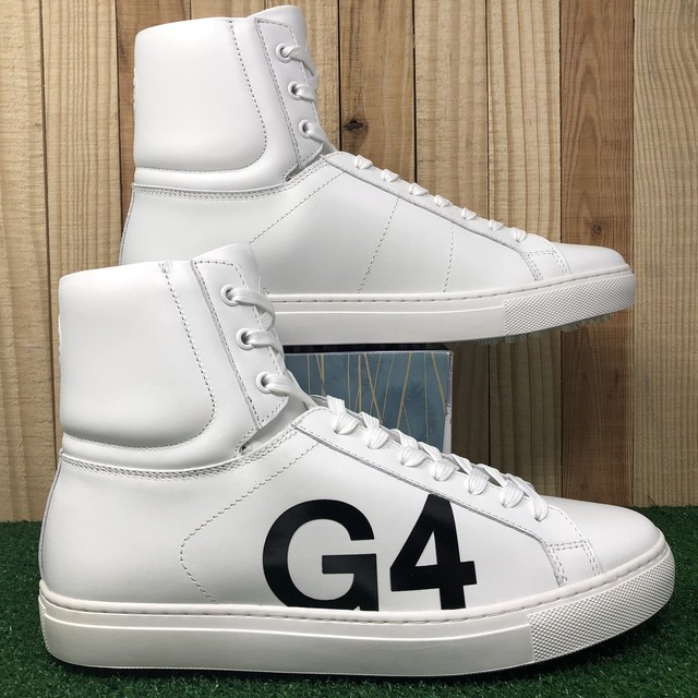 GFore G4 Men’s High Top Disruptor G4MF18EF14 White Golf Shoe New Mens