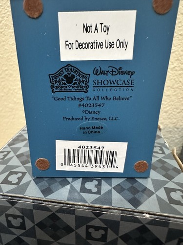 Disney Jim Shore Good Tidings To All Who Believe Tinkerbell Figurine NIB - Picture 5 of 5