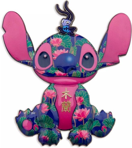 Disney Lilo And Stitch Crashes Mulan 12/12 Limited Edition Jumbo Pin No Card