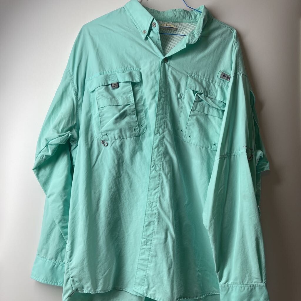 Chemise De Pêche Columbia PFG – Homme, XL, Bleu, Manches Longues – Occasion (Très Bon état)