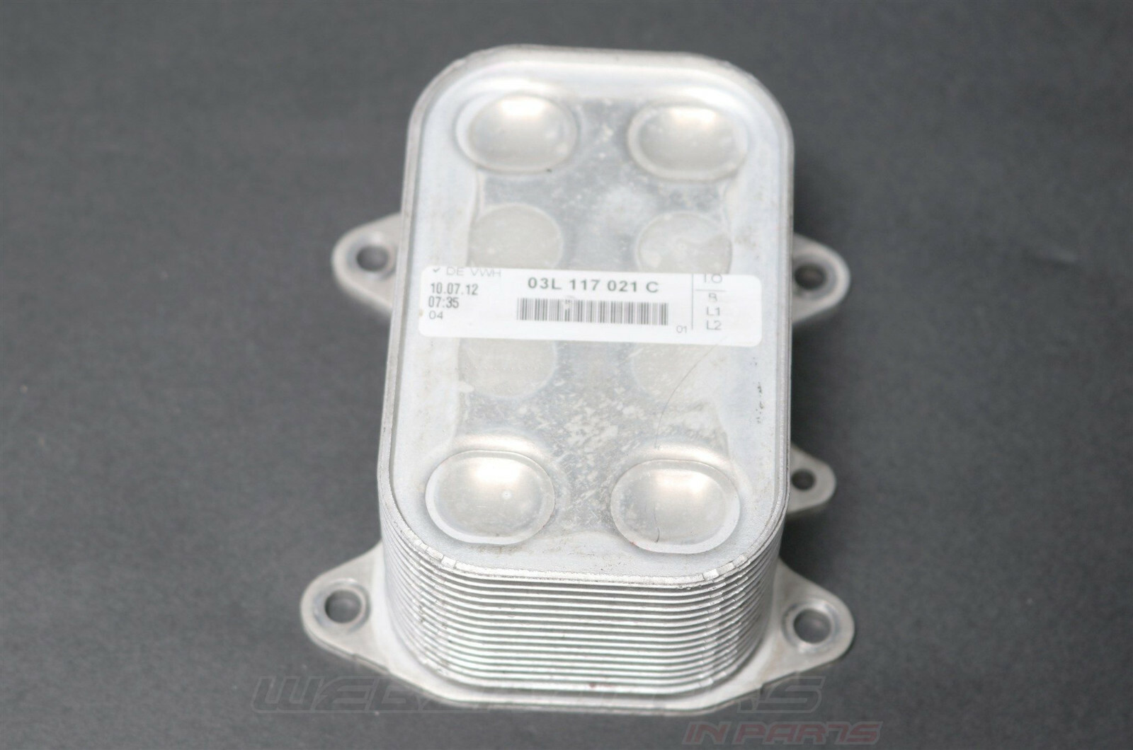 03L117021C Audi VW 1.6 2.0TDI 6G Interruptor Radiador Aceite Añadido Fresco