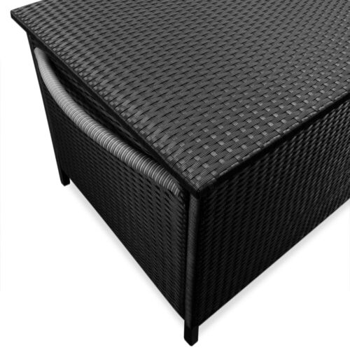 CASARIA® Gartenbox Auflagenbox Polyrattan 2 Rollen Gasdruckfeder Garten Truhe - Bild 10 von 12