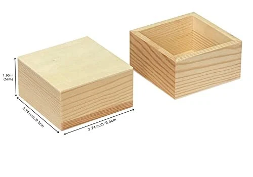 Plain wooden box outlet