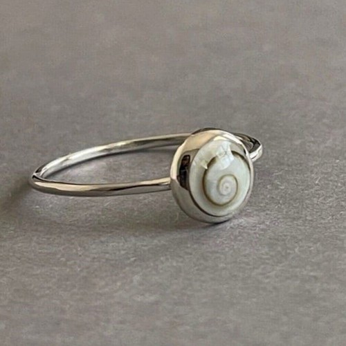 Shell 925 Ring Shiva Shell 925 Sterling Silver Handmade Ring Father's Day Gift Jewelry ...
