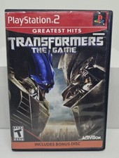 Transformers: The Game Greatest Hits (Sony PlayStation 2 PS2) W/ Bonus Disc CIB
