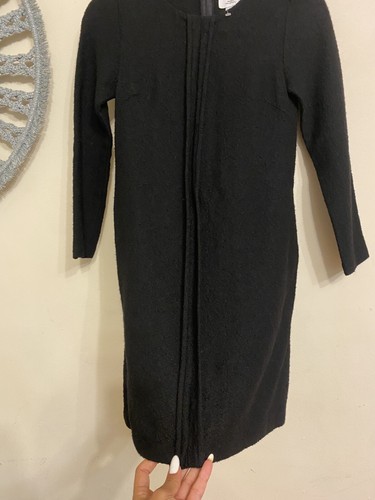 LISA PERRY New York New York crêpe laine feutrée noire taille 2/XS/petite - Photo 2/6