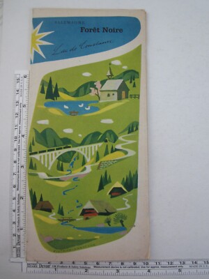 Germany Black Forest Lake Constance Tourist Leaflet