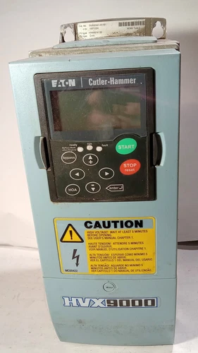 1 USED EATON HVX005A1-4A1B1 2 HP AC VFD DRIVE  480 VAC 3 PHASE ***MAKE OFFER***
