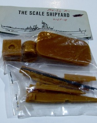 SCALE SHIPYARD POLYMER PLASTIC WEP-18-1/8'' MK 26 MISSILE LAUNCHER