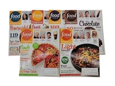 Food Network Magazine Lot of 6 Back Issues 2011-2013 Recipes Cooking