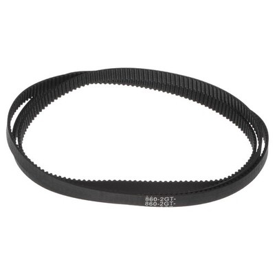 2pcs 2GT Timing Belt Closed Loop Rubber Belts 860-2GT-6, 6mm Width x 860mm L