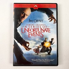 Lemony Snicket's A Series of Unfortunate Events DVD 2004 Widescreen Jim Carrey