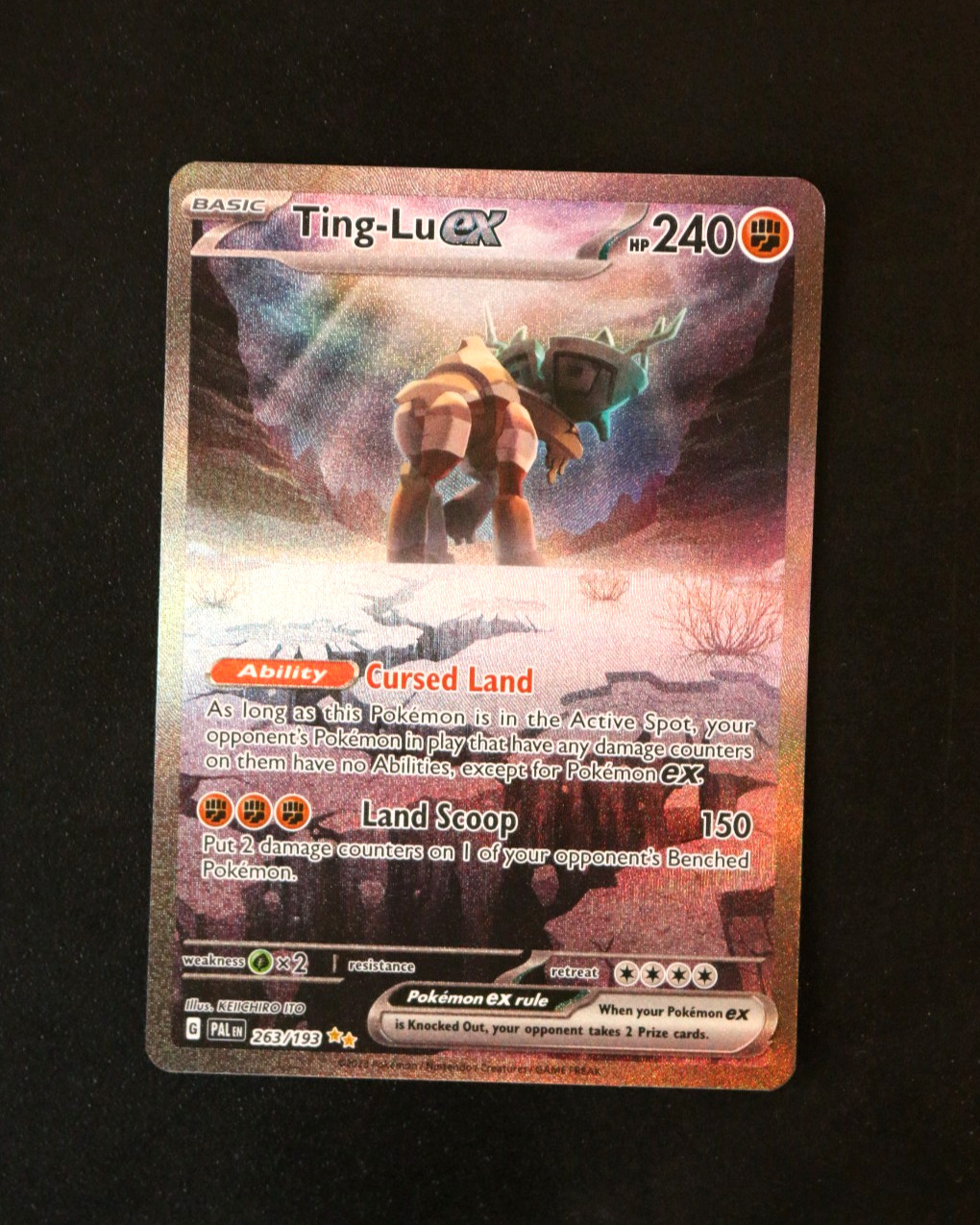 Pokémon Card - Ting-Lu EX 263/193 Paldea Evolved Special Illustration Rare - NM⭐