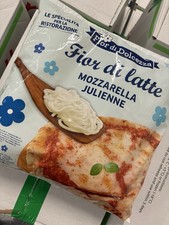 Italian Fresh Grated Fior Di Latte  Mozzarella Cheese 2kg Pizza Topper
