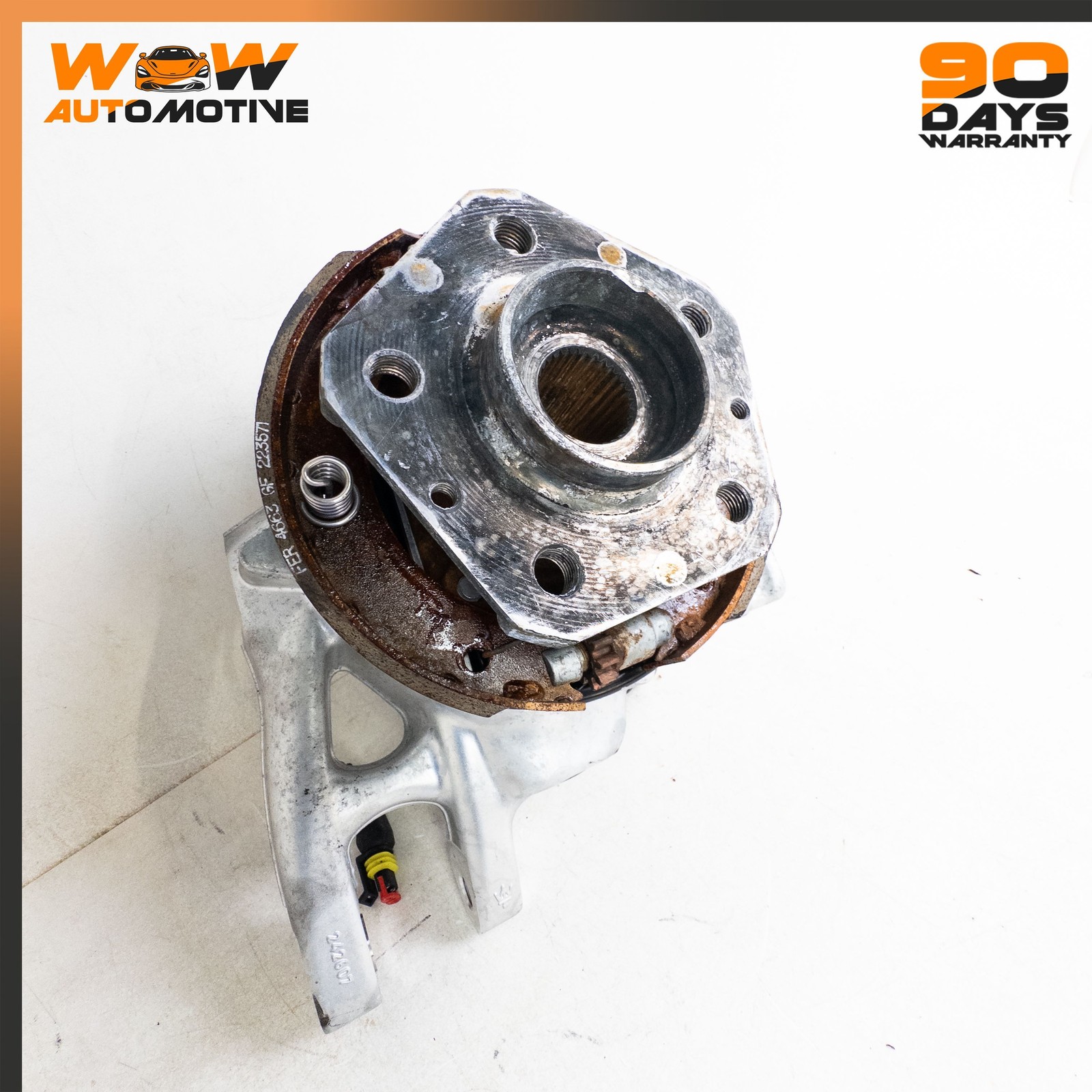 08-19 MASERATI GRANTURISMO REAR RIGHT PASSENGER SIDE SPINDLE KNUCKLE HUB OEM