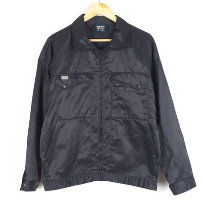 SNICKERS Men's Jacket Size S Black Cotton Blend Pockets Workwear Collared Zip