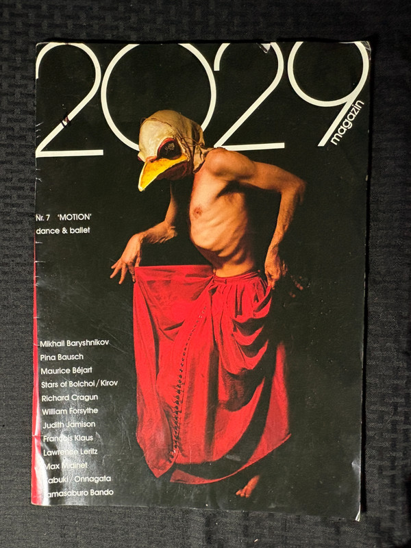 (1988) 2029 German Magazine #7 VG+ 4.5 Motion Dance & Ballet / Maurice Bejart
