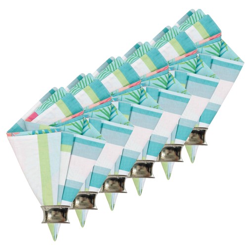 Isla Island Cotton Reversible Napkin Set of 6 - Picture 2 of 4