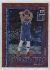 2023 Donruss Optic Elite Dominators International Red Prizm Luka Doncic #11 al8