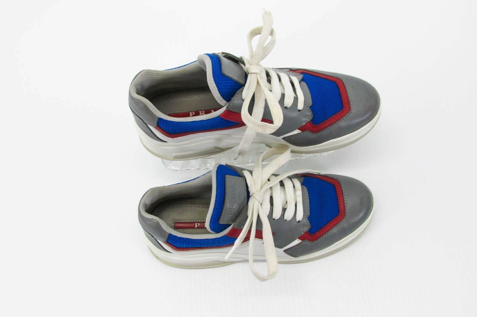 Prada Women Sneaker 5964 Size 6M EUR 36.5 Athletic Shoe Pre Owned qp thumbnail 2