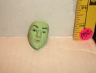 VINTAGE WICKED WITCH WIZARD OF  OZ MASK ACCESSORY FOR 1/6  NO DOLL HONG KONG A32