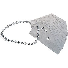 Shinwa Sokutei Bevel Angle Measuring Gauge, 30-50 Degrees, 9-Pack, 97784