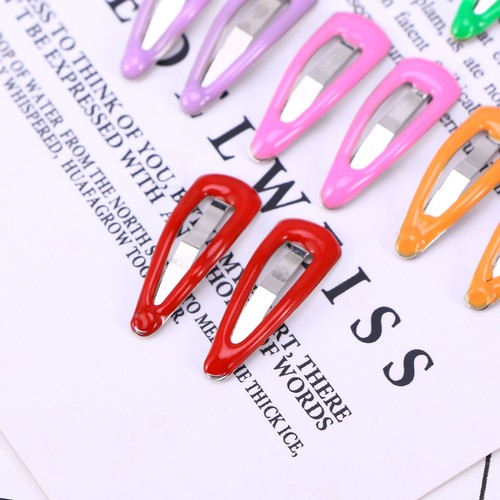 14 Pcs Water Drop Clip Child Small Hair Clips Barrette Bobby Pin - Picture 2 of 11