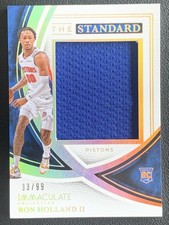 Ron Holland II 2024-25 Panini Immaculate Collection The Standard Jersey RC /99