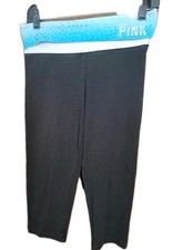 Pink Yoga Pants Womans Size S Black
