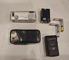 Vintage 1970's Minolta 16 MG-S Miniature Spy Film Camera w/Case For Parts 