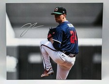 JR Ritchie Atlanta Braves Top Prospect Signed 8X10 Photo MLB Baseball UG COA 