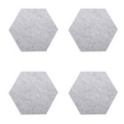 4Pcs Professional Sound Absorbing Materials Practical Soundproofing Mats