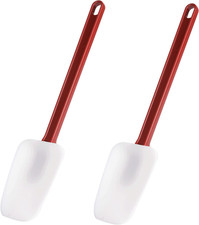 Commercial Spoonula Rubber Spatula Set, High Heat Spatula Spoon 9.5 Inches, Comm