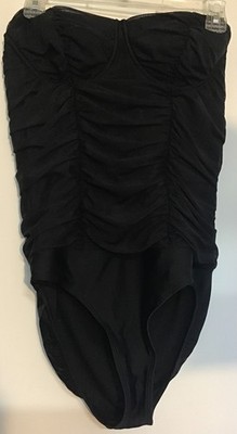 Albion Woman's Black Medium Halter Style Swimsuit