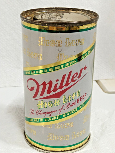 Miller Flat top Beer Can