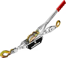 Heavy Duty 2T Winch with 7FT Steel Cable and Dual Gears for Automotive Use