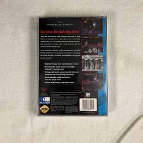 The Terminator Sega CD 1993 Complete In Box + Registration Card + Poster